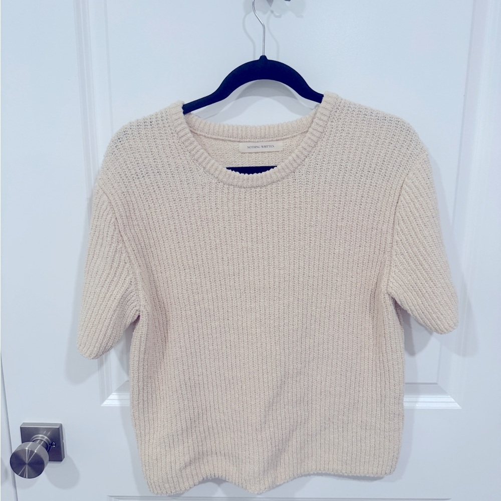 Nothing Written Off-white Knit Noto Sweater in size S